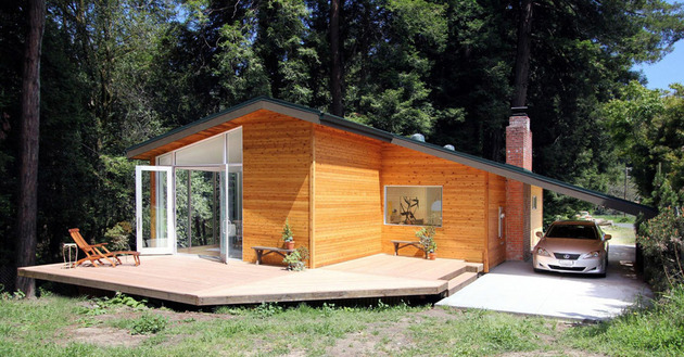 wooden home